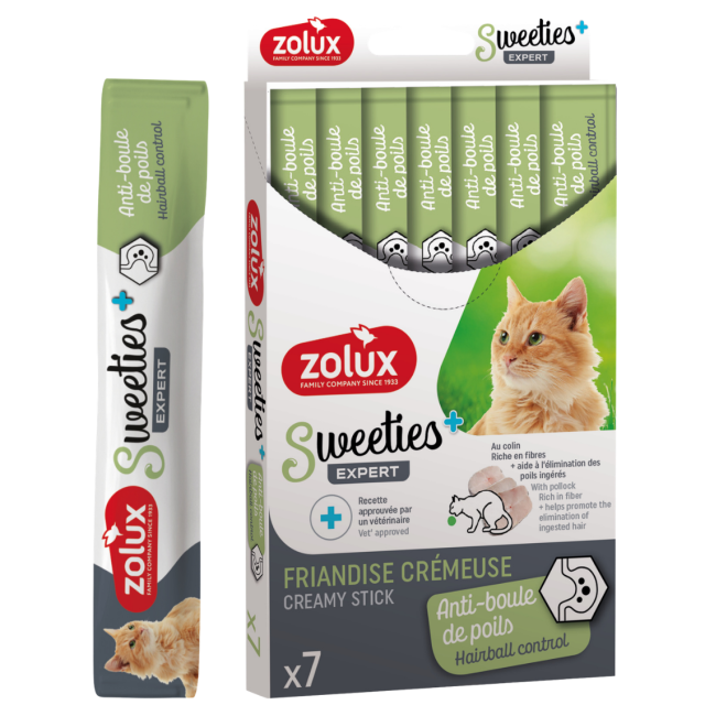 sweeties+ friandise fonctionnelle anti-boules de poils