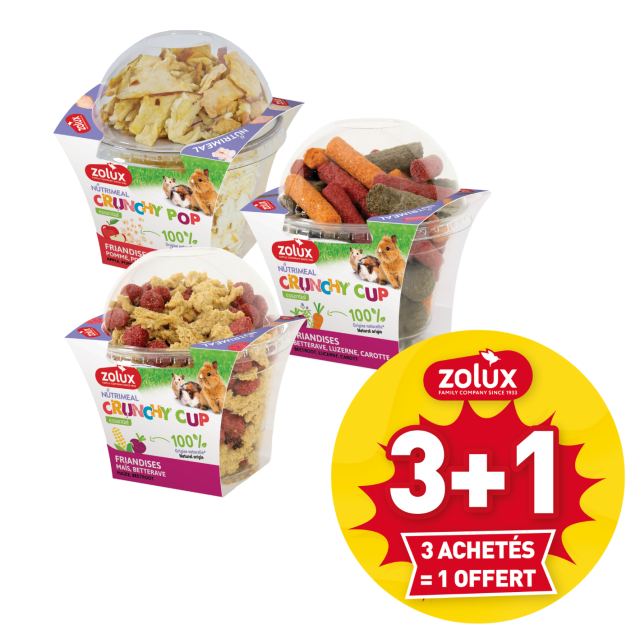 3 Crunchy achetés = 1 OFFERT