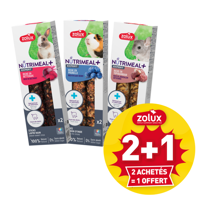 2 sticks Nutrimeal achetés = 1 OFFERT