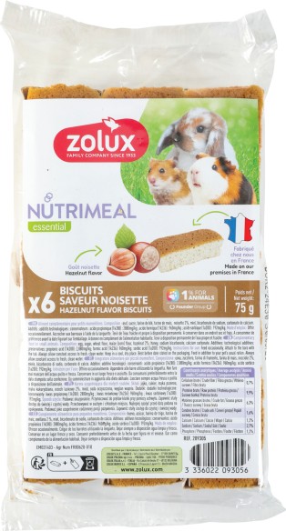 Biscuits saveur noisette