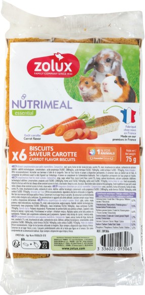 Biscuits saveur carotte