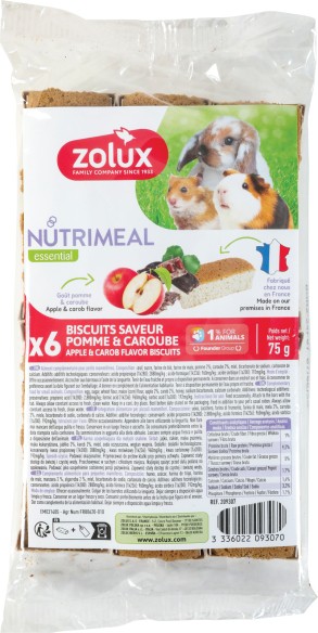 Biscuits saveur pomme caroube