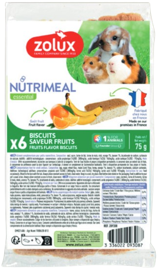 Biscuits saveur orange banane