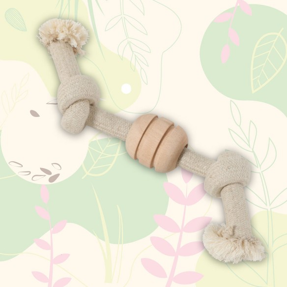 Jouet corde 2 noeuds Wild Mix