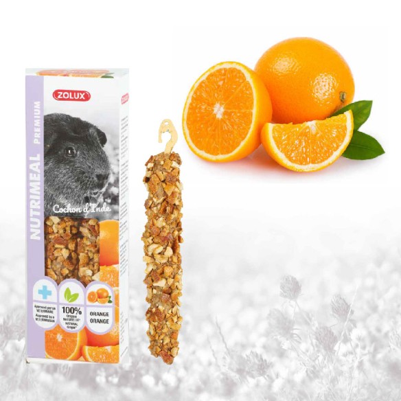 Stick premium cochon d'inde orange