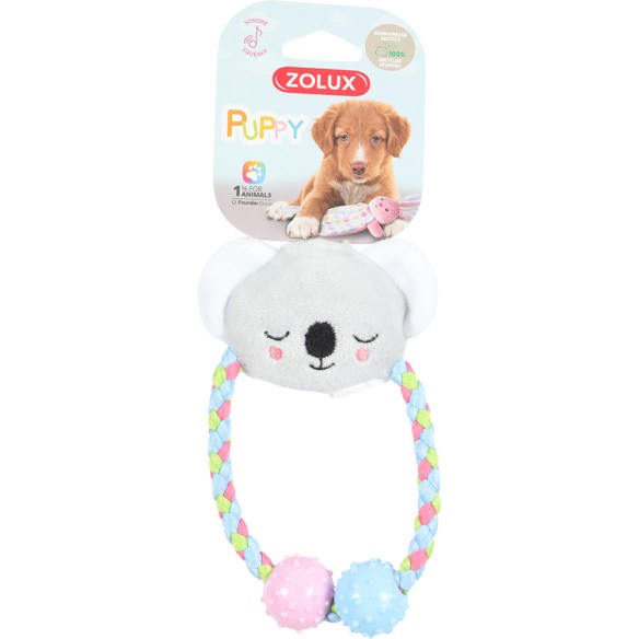 Jouet Peluche Puppy Tiny Corde