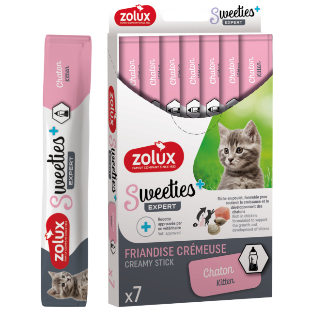 sweeties+ friandise fonctionnelle chaton et croissance
