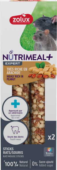 Stick premium rat et souris arachide