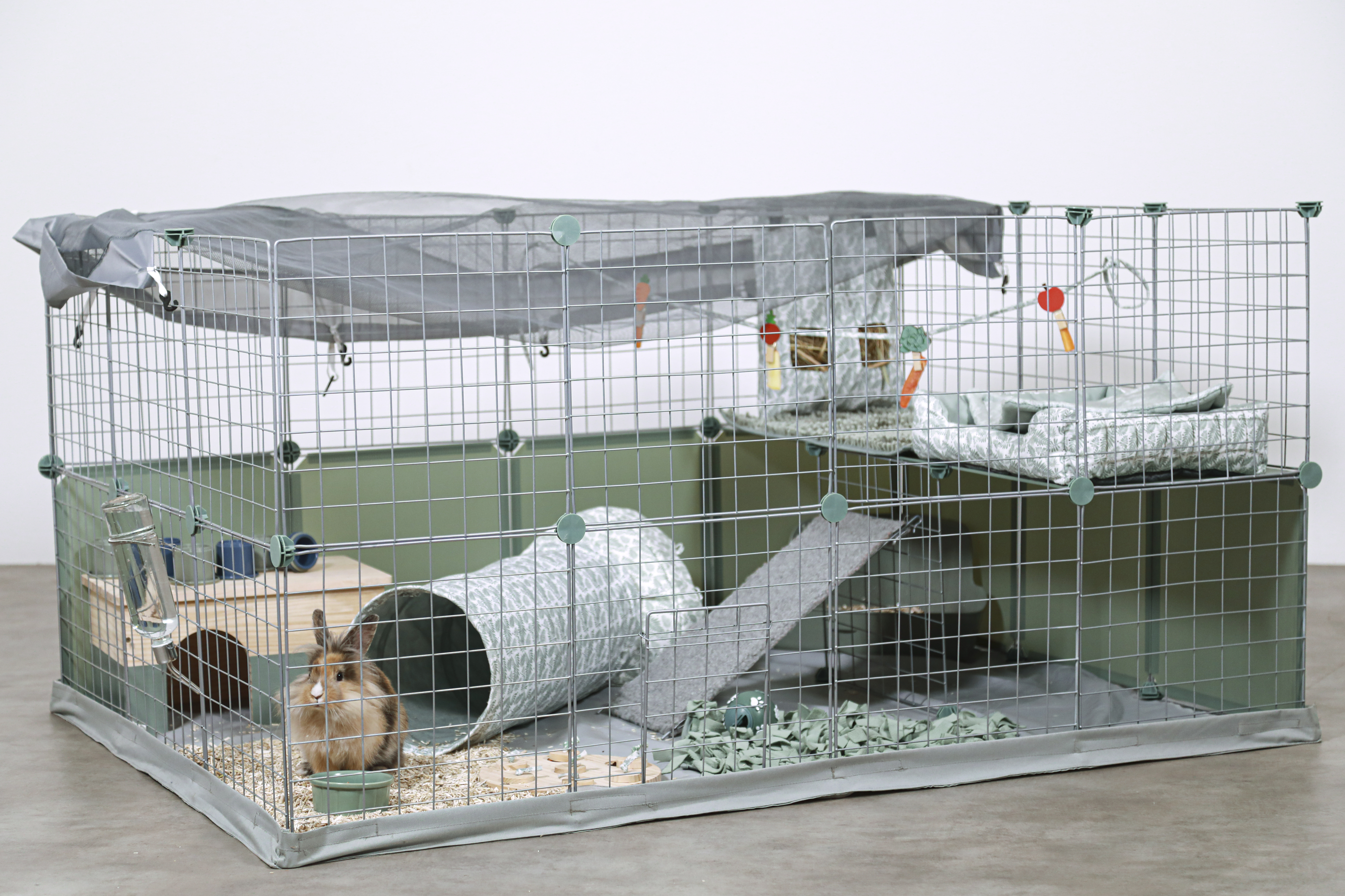 Enclos Lapin Interieur, Cage Lapin, Maison Lapin Cage Rat